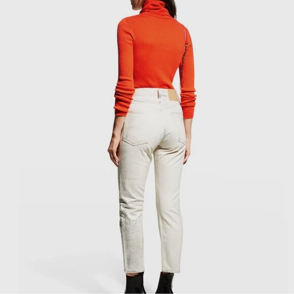 Rag & Bone Maya High Rise Ankle Slim Jeans in Moonshine - Picture 5 of 9